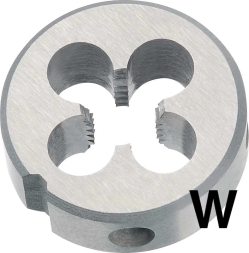 Плашки круглые для специальной цилиндрической и конической резьбы вентилей и баллонов для газов