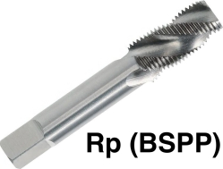 Метчики трубные RP (BSPP) с углом профиля 55 градусов