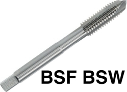 Метчики дюймовые BSF, ВSW 55 гр. резьба Витворта