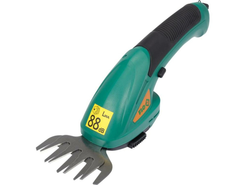 Кущоріз до трави і кущів акумуляторні 3,6 В FLO 1500 mAh для стовбурів Ø≤ 8 мм, ніж- 120х 90 мм [10]