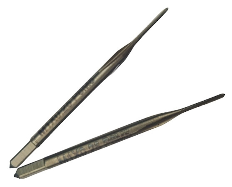 Метчик машинно-ручной М 1.0х0.25 комплект из 2-х штук Р6М5 шлифованный TORNERI