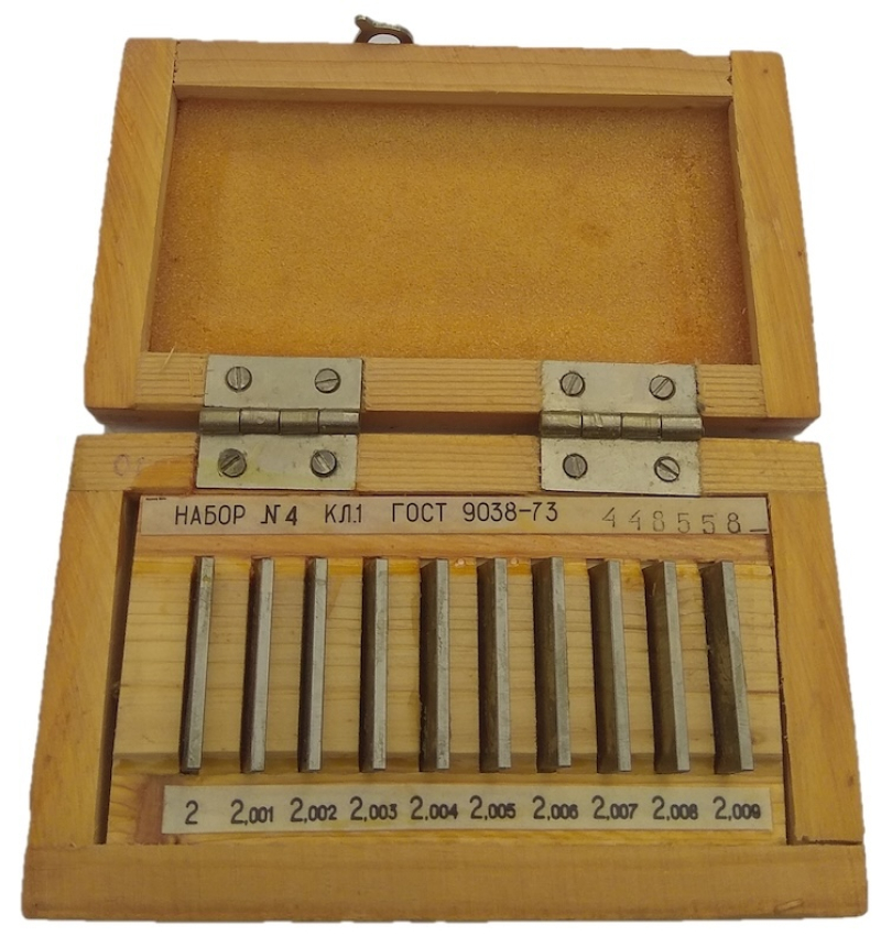 Концевые меры длины № 4 кл.1