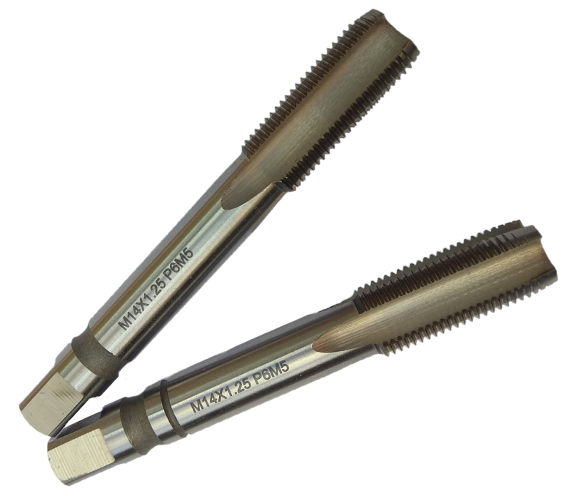 Метчик машинно-ручной М14х1.25 комплект из 2-х штук Р6М5 шлифованный OTTIMO