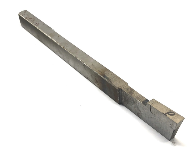 Резец долбежный тип 3 для шпоночных пазов 8 мм, 25х25х300 Р18 внутризавод b=8