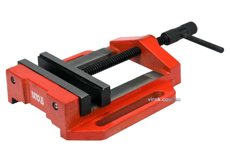 Лещата для верстатів YATO; корпус- 160 мм, губки- 150 мм, розвід губ- 120 мм [2]