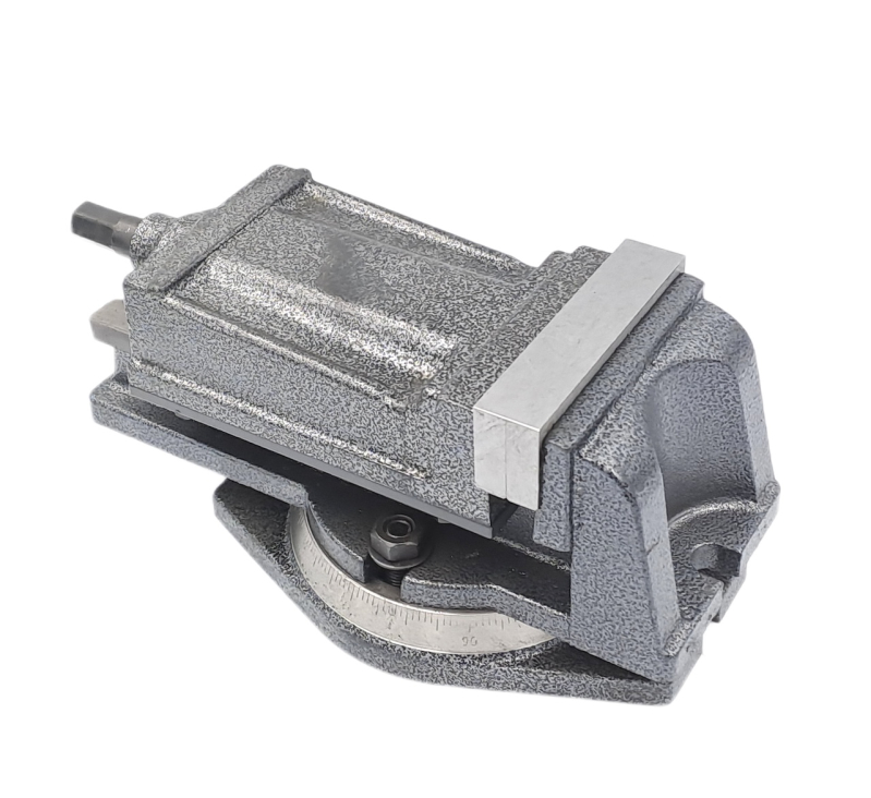 Лещата верстатні з закритим гвинтом поворотні L губок 100 мм, серія QH OTTIMO