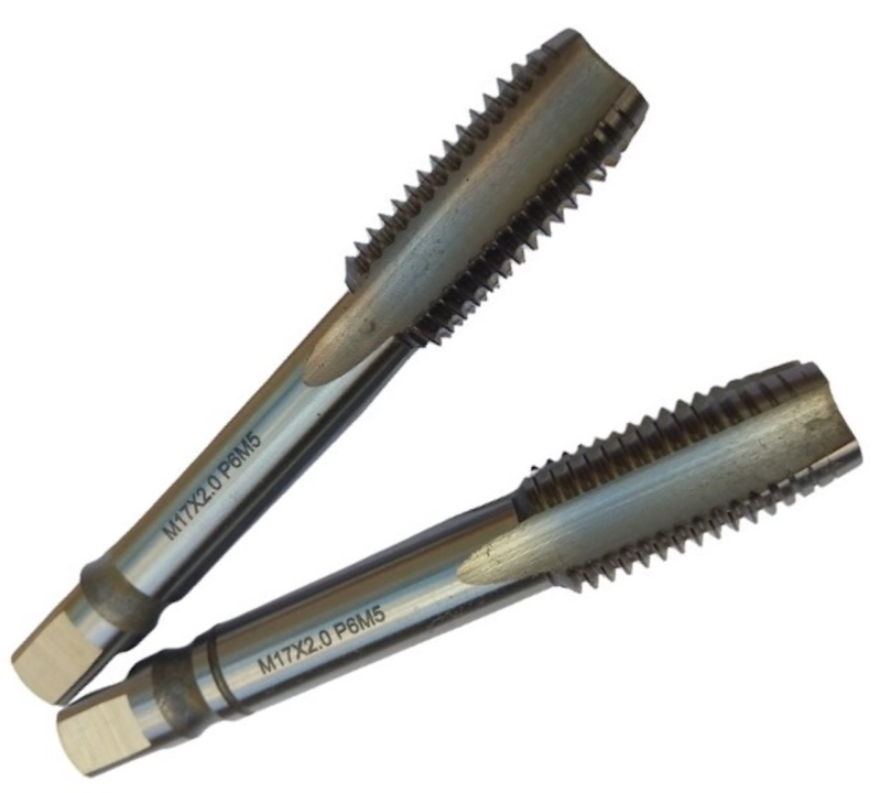 Метчик машинно-ручной М17х2 комплект из 2-х штук Р6М5 шлифованный OTTIMO