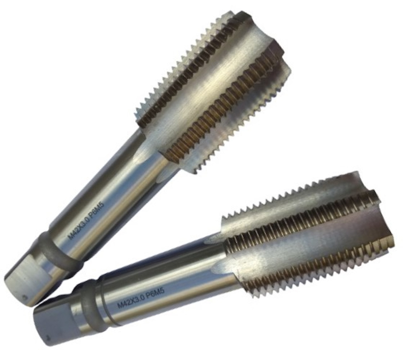 Метчик машинно-ручной М42х3 комплект из 2-х штук Р6М5 шлифованный OTTIMO