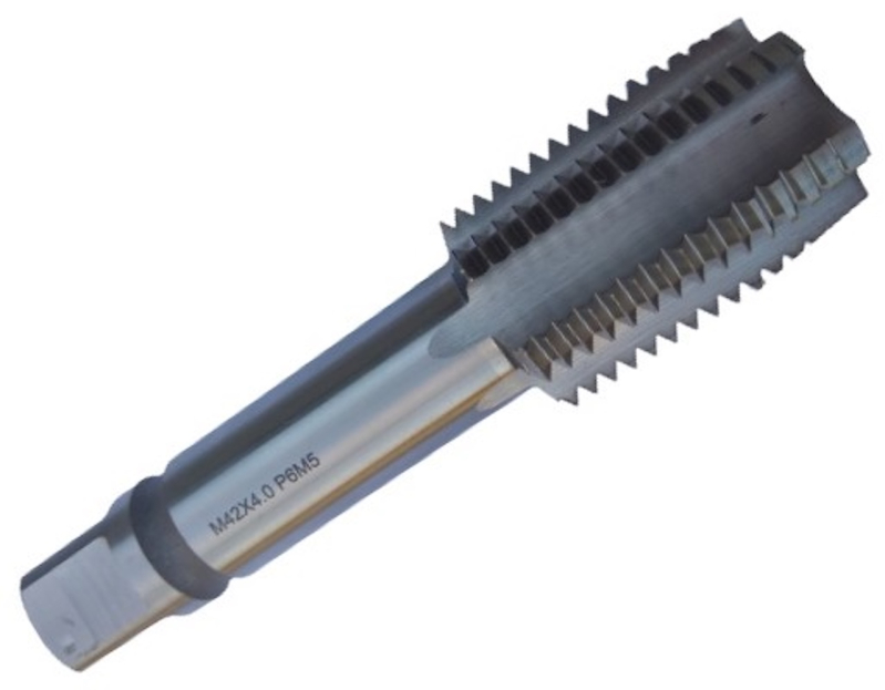 Метчик машинно-ручной М42х4 Р6М5 шлифованный для сквозных отверстий TORNERI