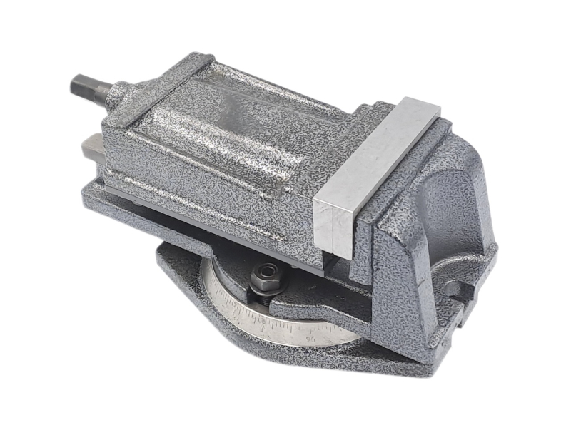 Лещата верстатні з відкритим гвинтом поворотні L губок 160 мм, серія QB