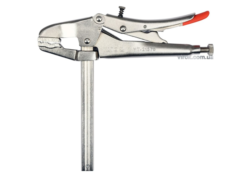 Кліщі затискні YATO : L= 260 мм, діапазон 0-150 мм з тримачем [2/16]