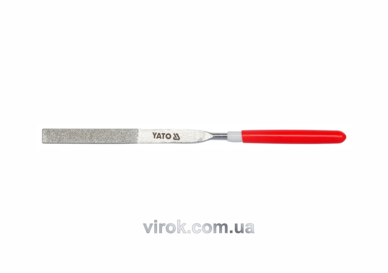 Надфіль алмазний YATO плоский, l= 160/50 мм, b= 4 мм [80/800]