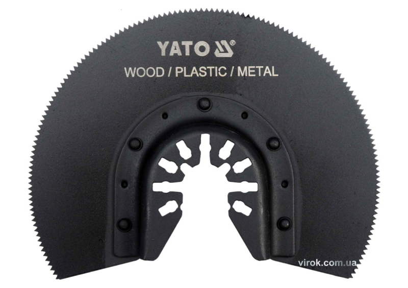 Полотно-насадка різальне YATO HSS сегментне для реноватора, Ø= 88 мм [10/100]