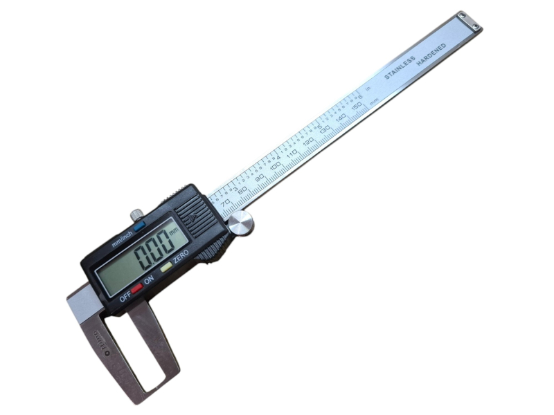 Штангенциркуль цифровий галузевий ШЦЦО 0-150-0.01 (для зовнішніх вимірювань канавок) OTTIMO