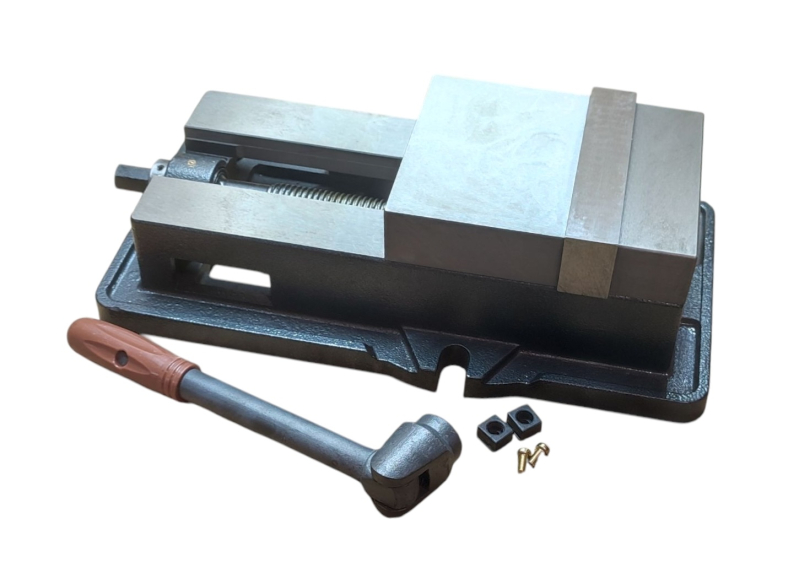 Тиски станочные прецизионные неповоротные L губок 200 мм, серия QM16