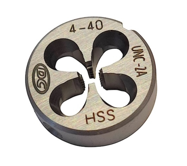 Плашка UNC № 4 40 нитей Р6М5 (HSS) N5110 103896 DC Swiss