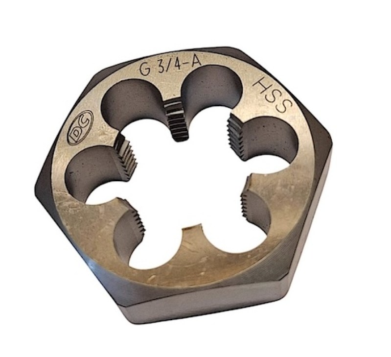 Плашка шестигранна G 3/4" Р6М5 (HSS) N5310 104432 DC Swiss