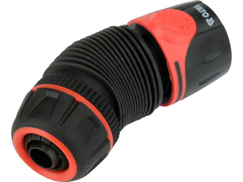 Муфта швидкоз'єднувальна з регуляцією згина YATO для водяних шлангів Ø=1/2" з ABS, PP матеріалів