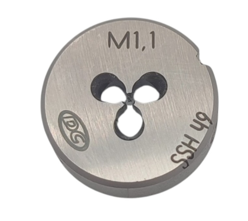 Плашка М 1.1х0.25 Р6М5 (HSS) 6h N5110 124659 DC Swiss