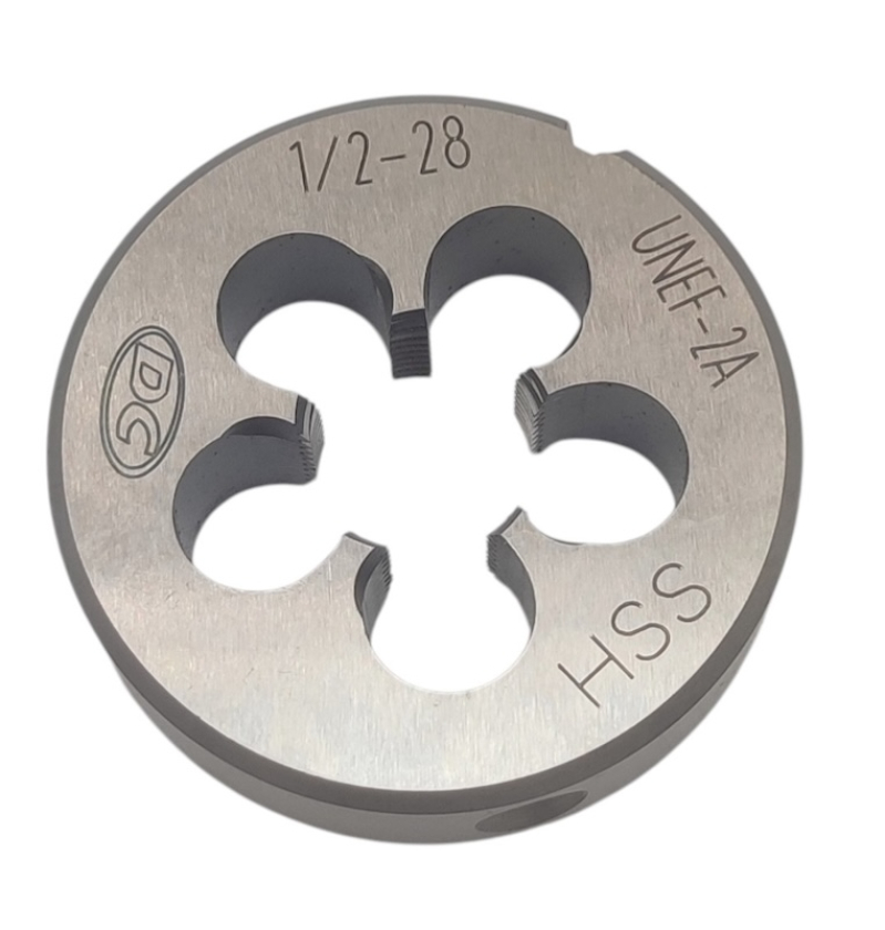 Плашка UNEF 1/2" 28 нитей Р6М5 (HSS) N5120 104274 DC Swiss