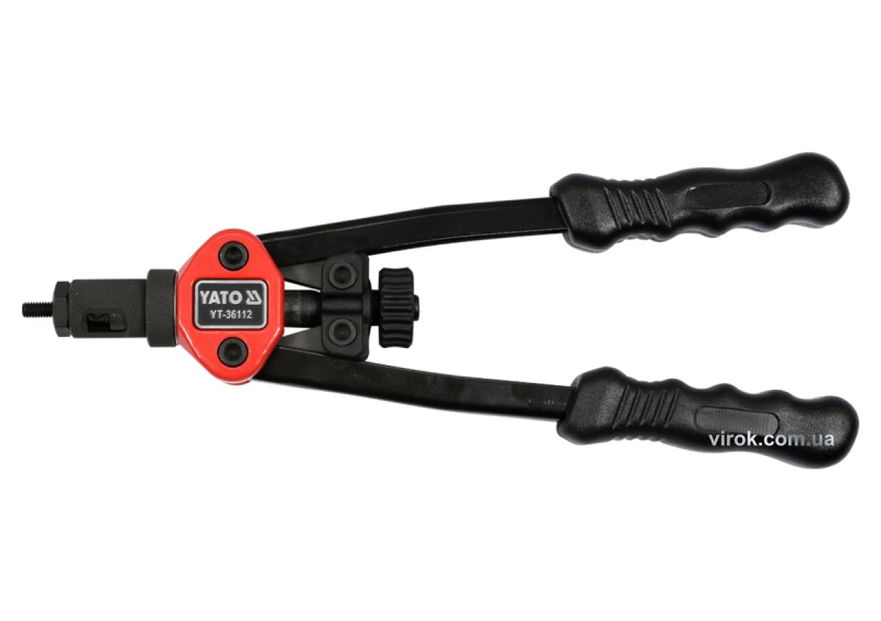 Заклепочник дворучний YATO для нітогайок М3; М4; М5; М6; М8; l=300 мм [20/480]