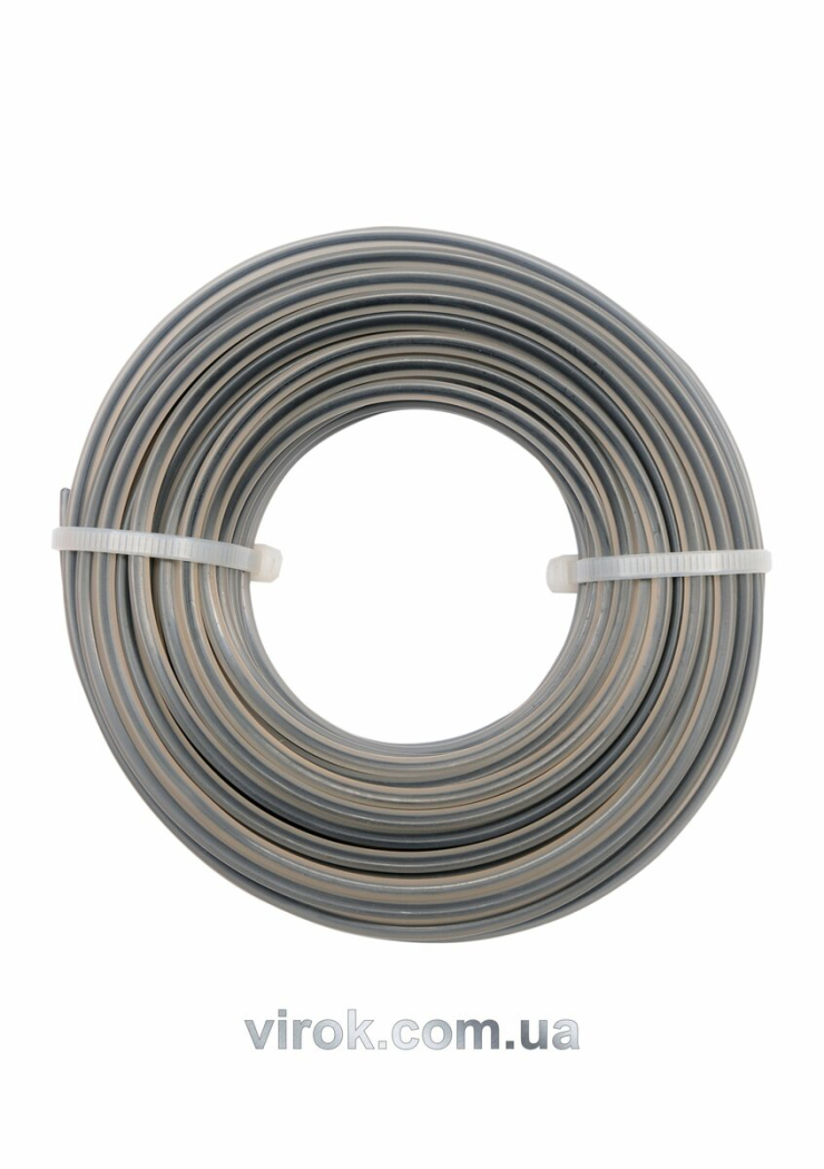 Жилка для тримера трикутник FLO : Ø= 2,4 мм; l= 15 м [10/120]