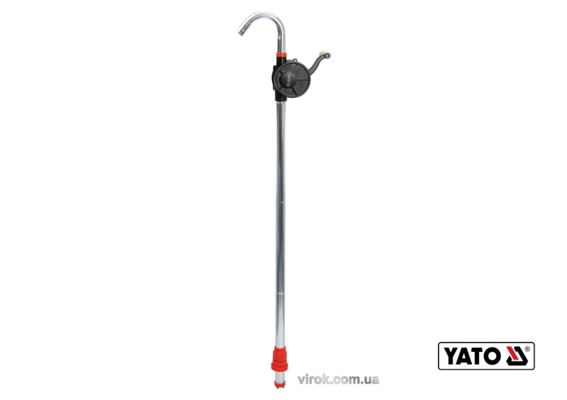 Помпа ручна для оливи YATO бочкова ; 21 л/хв. алюмінієва [10/90]