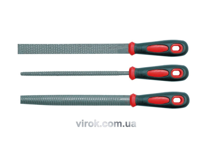 Рашпилі VOREL Набір 3шт, l=200 мм