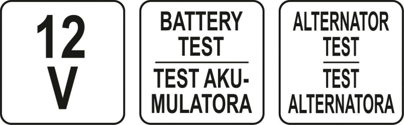 Тестер діодний цифровий STHOR напруги акумуляторів і генераторів до 12 В