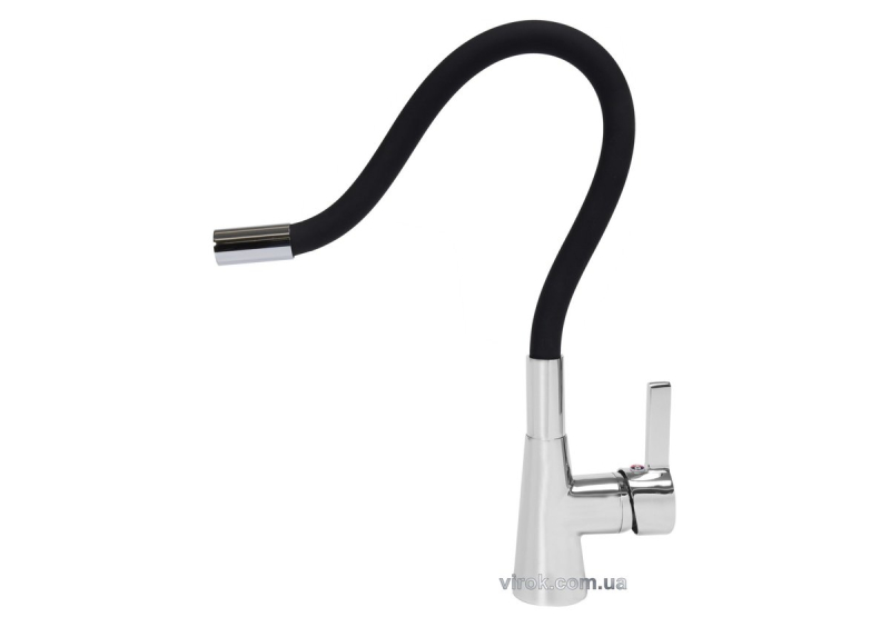 Змішувач води FALA "FLEXIBLE" для раковини з гнучкою чорною лійкою [10/120]