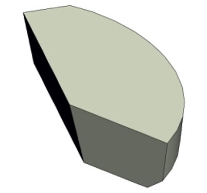 Пластина твердосплавная напайная 67130 Т15К6