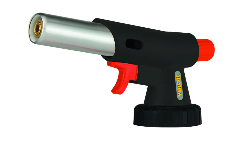 Пальник газовий VIROK з цанговим (швидке) з'єднанням, Piezo ceramic
