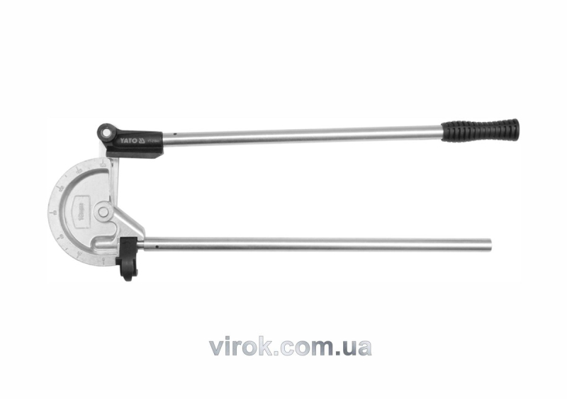 Трубогин 2-ручний YATO : Ø= 23/32" (18 мм), 0°-180°, алюміній /мідь [10]