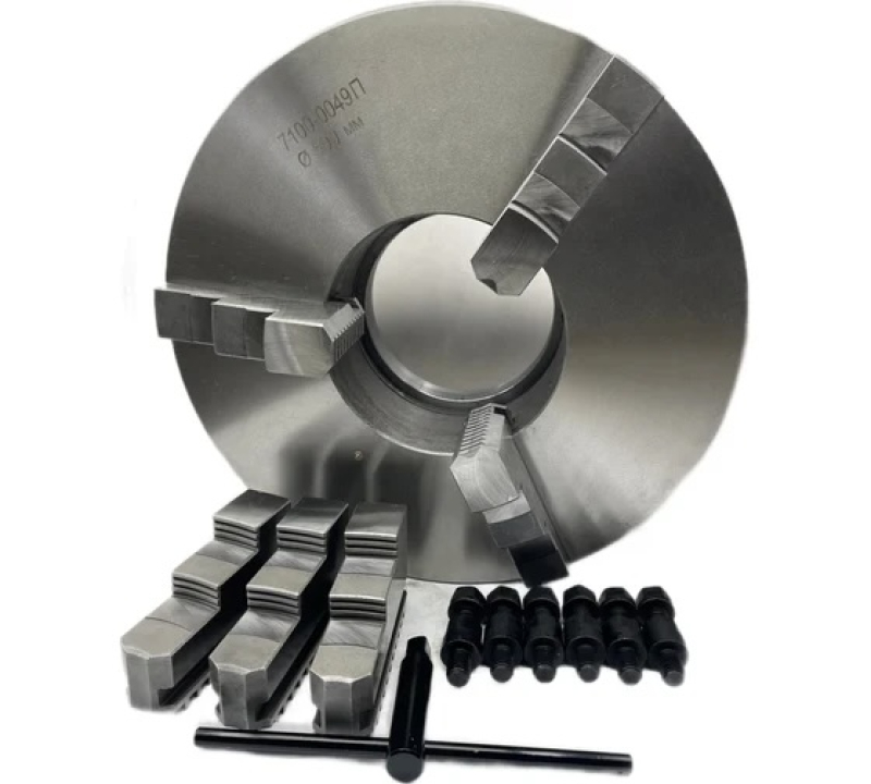 Патрон токарный ф500 3-х кул. 7100-0049П (К11-500C11, полная комплектация) PREMIO