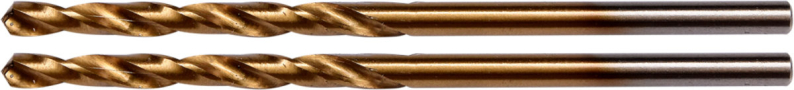 Свердла по металу титанові YATO : HSS-TIN, Ø= 3.0 мм, l= 61/33 мм, 2 шт [50/500]