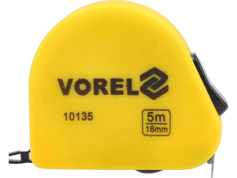 Рулетка вимірювальна VOREL 10135, 5 м × 16 мм, SOFT