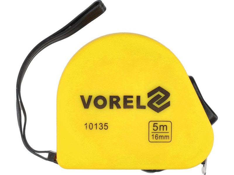 Рулетка вимірювальна VOREL 10135, 5 м × 16 мм, SOFT