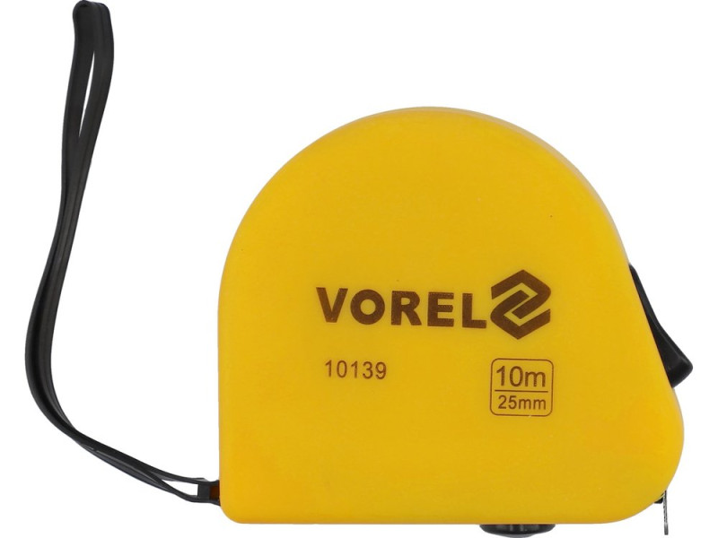 Рулетка вимірювальна VOREL 10139, 10 м × 25 мм, SOFT