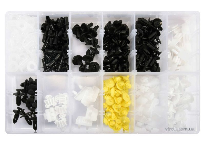 Шпинки для автосалоної обшивки MERCEDES YATO, різні, 12 типорозмірів, 270 шт. [20]