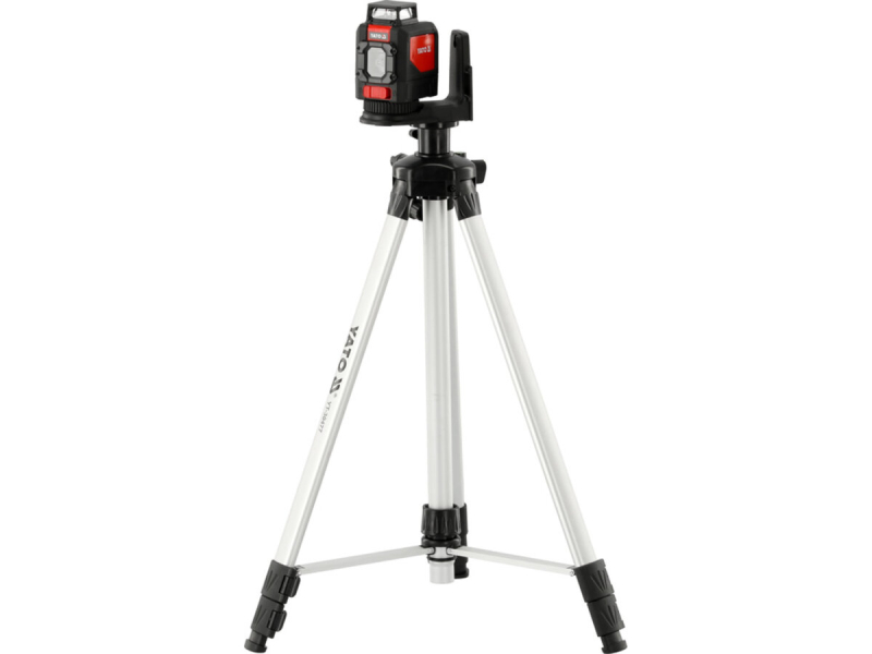 Нівелір лазерний самонівелюючий YATO : 5 зелен променів, точн- ±3 мм/ 10 м, дальн- 30 м з приладдям