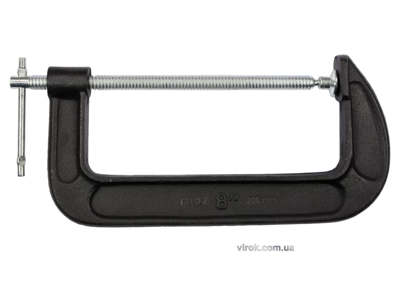 Струбцина з гвинтовим затиском "G" подібна YATO; l= 200 мм (8") [12]
