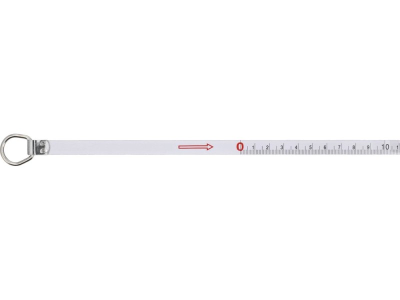 Лента мерная стальная 50 м × 10 мм VOREL 13500, геодезическая