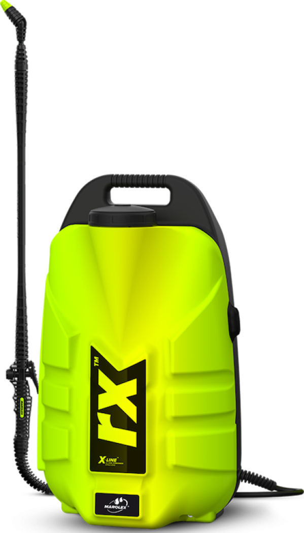 Оприскувач акумуляторний MAROLEX RX ранцевий : 12л, Li-Ion 3.4 A*h (4 год) (з композ захистом)