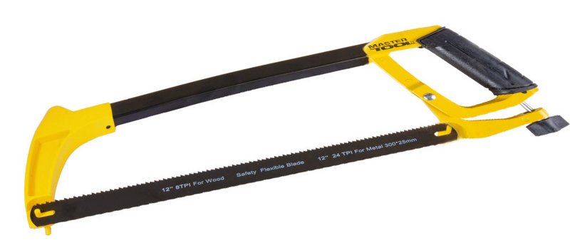 Ножовка по металлу 300 мм с алюминиевой ручкой с полотном