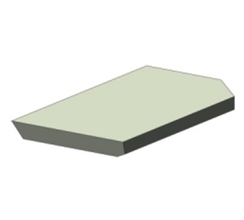 Пластина твердосплавна напайна 15160 Т5К10