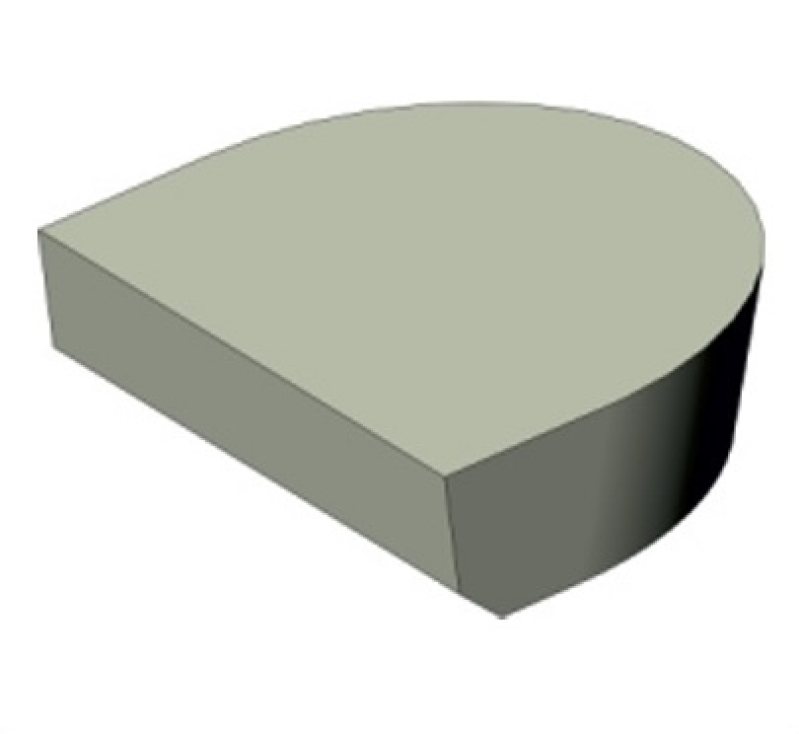 Пластина твердосплавна напайна 16370 Т15К6