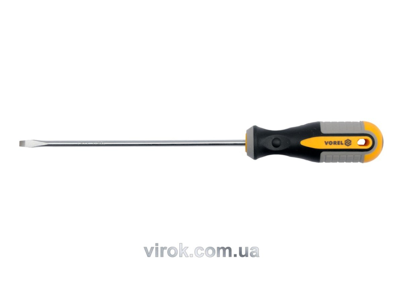Викрутка плоска VOREL : SL4 х 150 мм. Cr-V