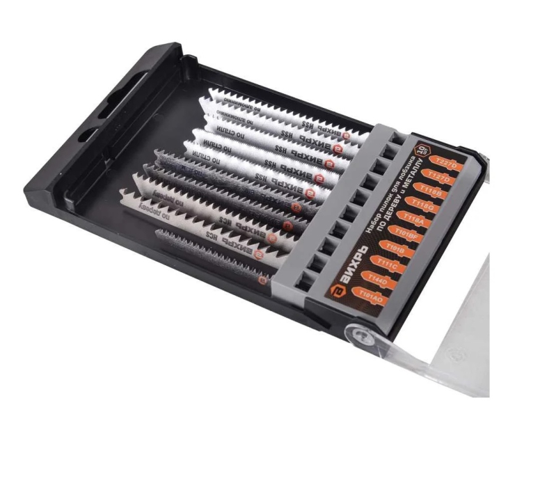 Набор полотен для лобзика из 10-ти шт. по дереву и по металлу TOPEX