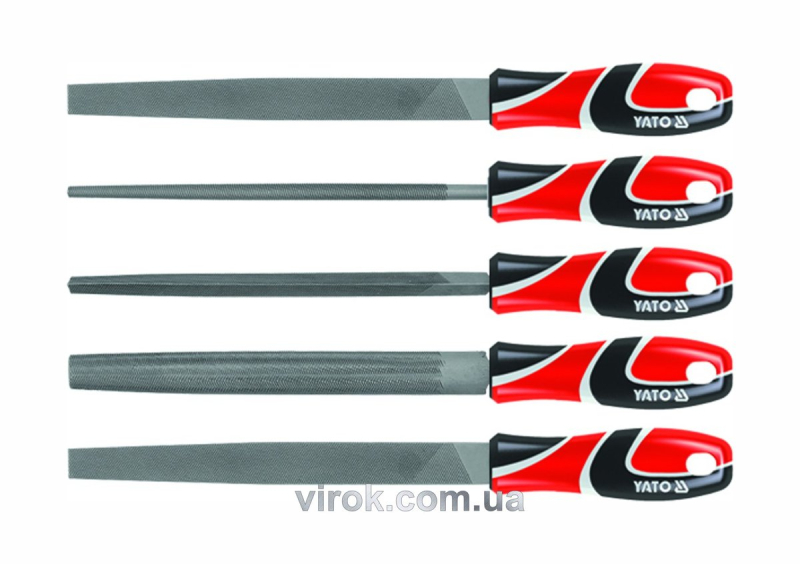 Напильники по металу YATO, набір 5 шт. [5/10]