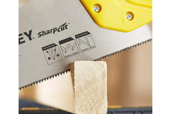 Ножовка по дереву STANLEY "SHARPCUT": L=380 мм, 7 зубов/1" (STHT20366-1)